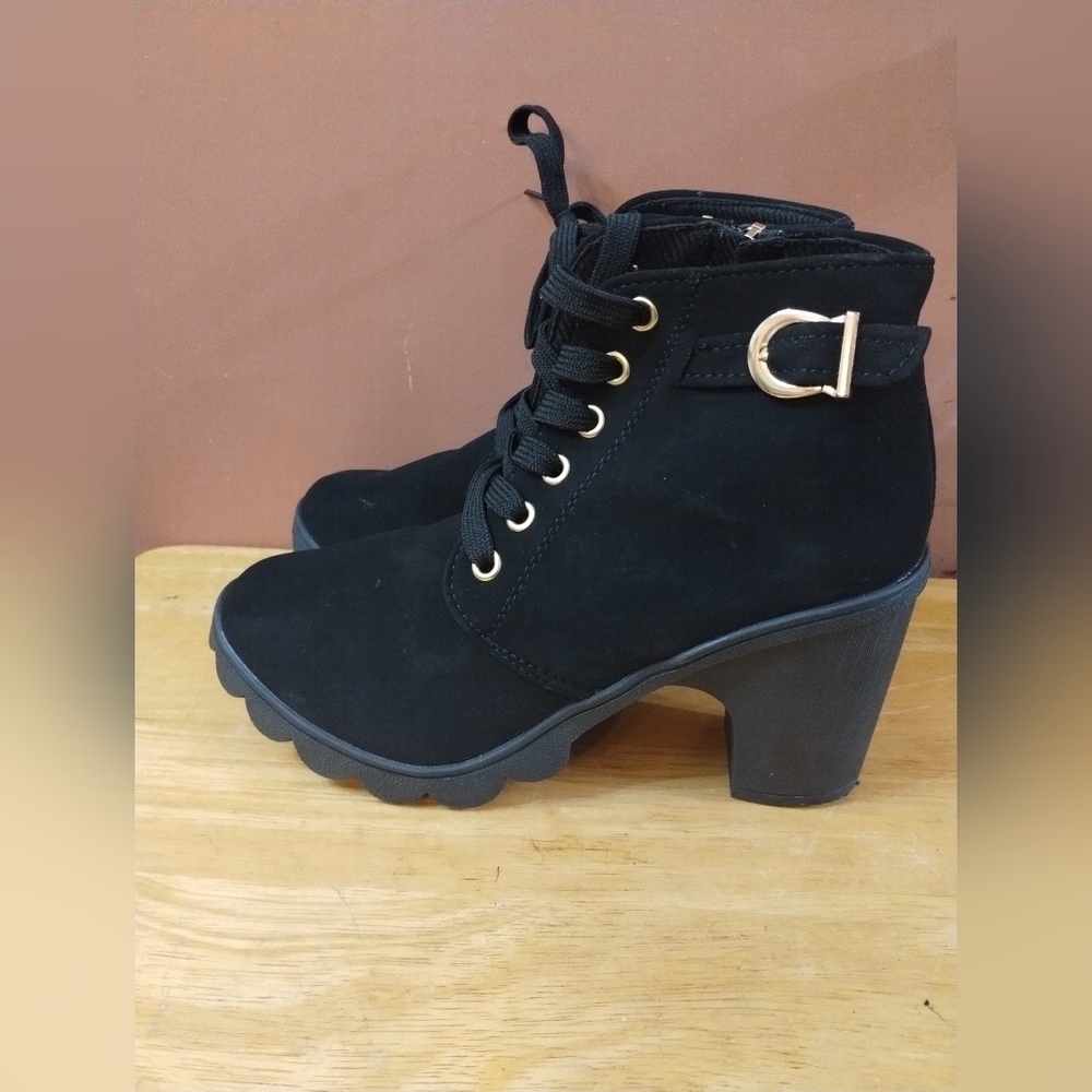 Black women's boots size 41 - Picture 3 of 8